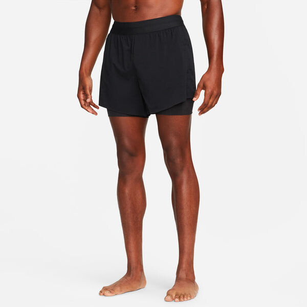Шорты yoga solid color lacing breathable casual sports shorts black Nike, мультиколор — фото 4