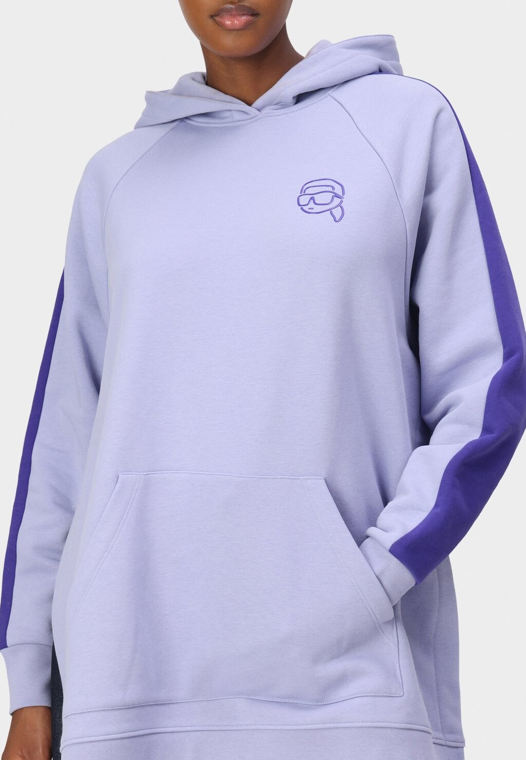 

Толстовка IKONIK COLORBLOCK HOODIE KARL LAGERFELD, фиолетовый