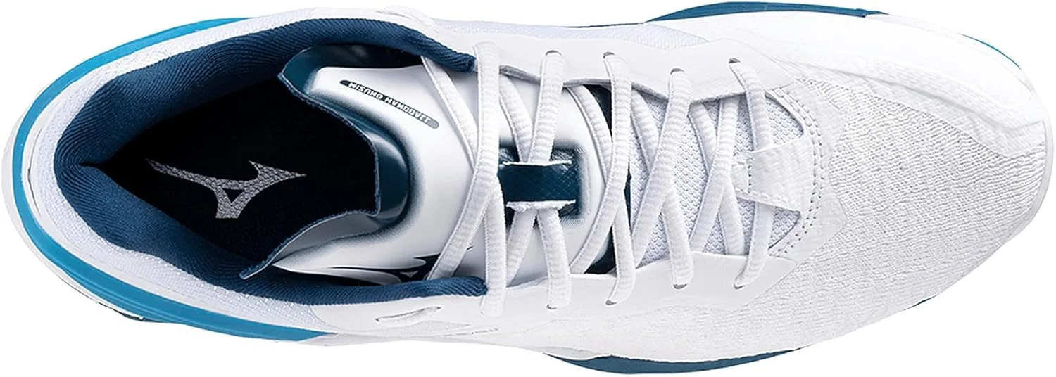 Кроссовки для легкой атлетики Mizuno Wave Stealth Neo унисекс, белый/синий — фото 4