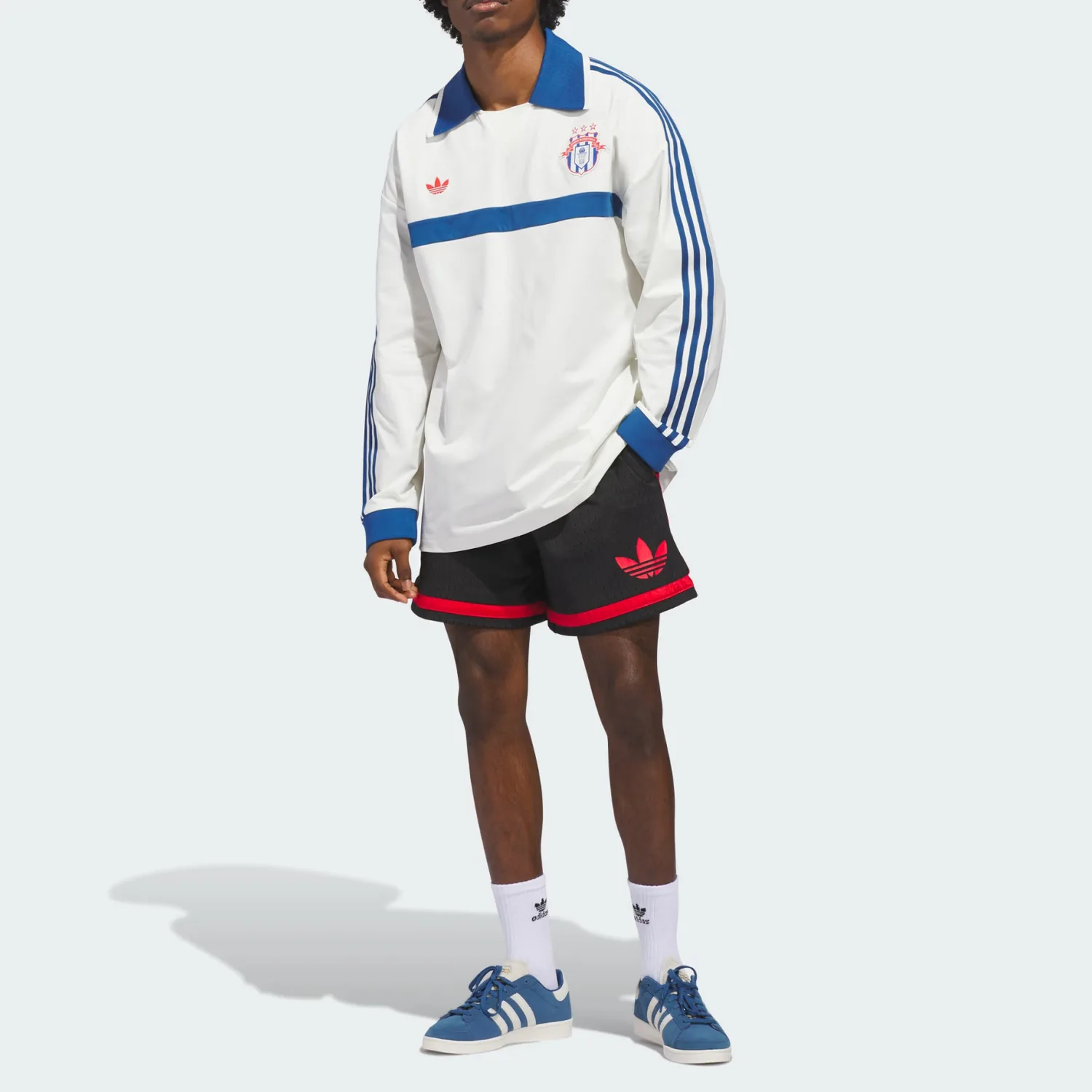 Поло унисекс Adidas Originals, экрю — фото 3