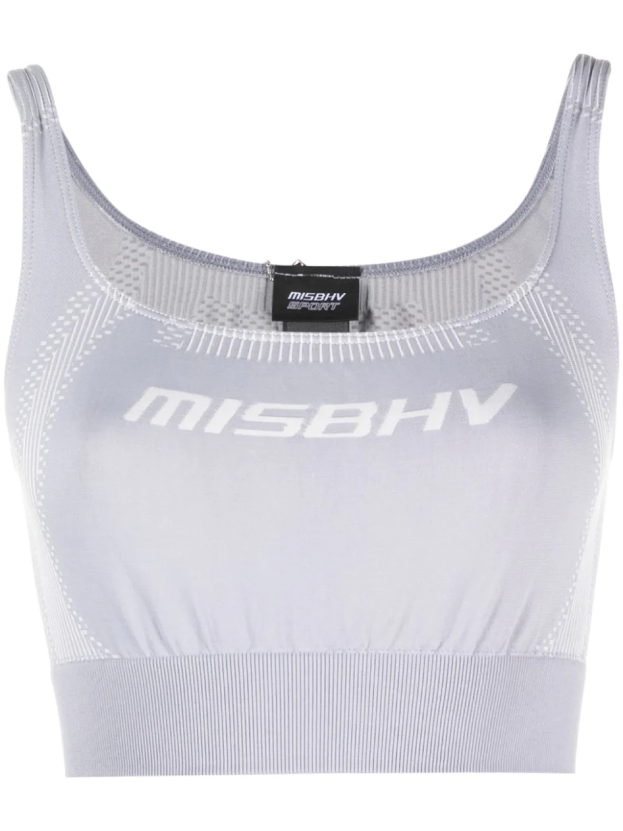 

MISBHV укороченный топ с логотипом, синий