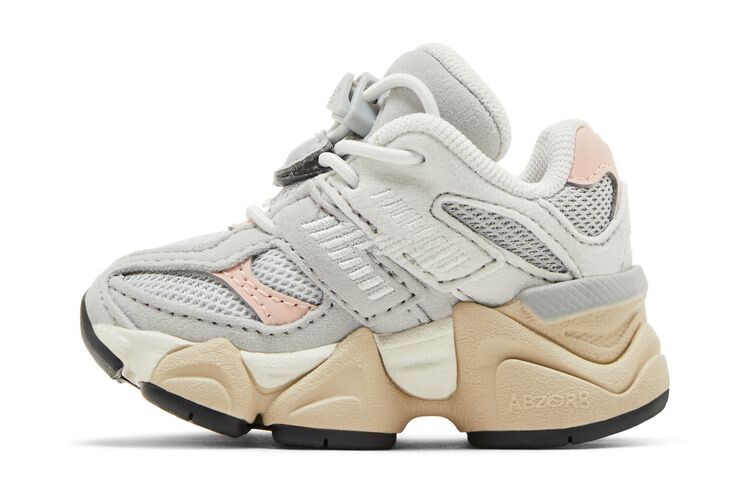 Кроссовки New Balance 9060 Toddler Grey Matter Pink Haze, серый — фото 3
