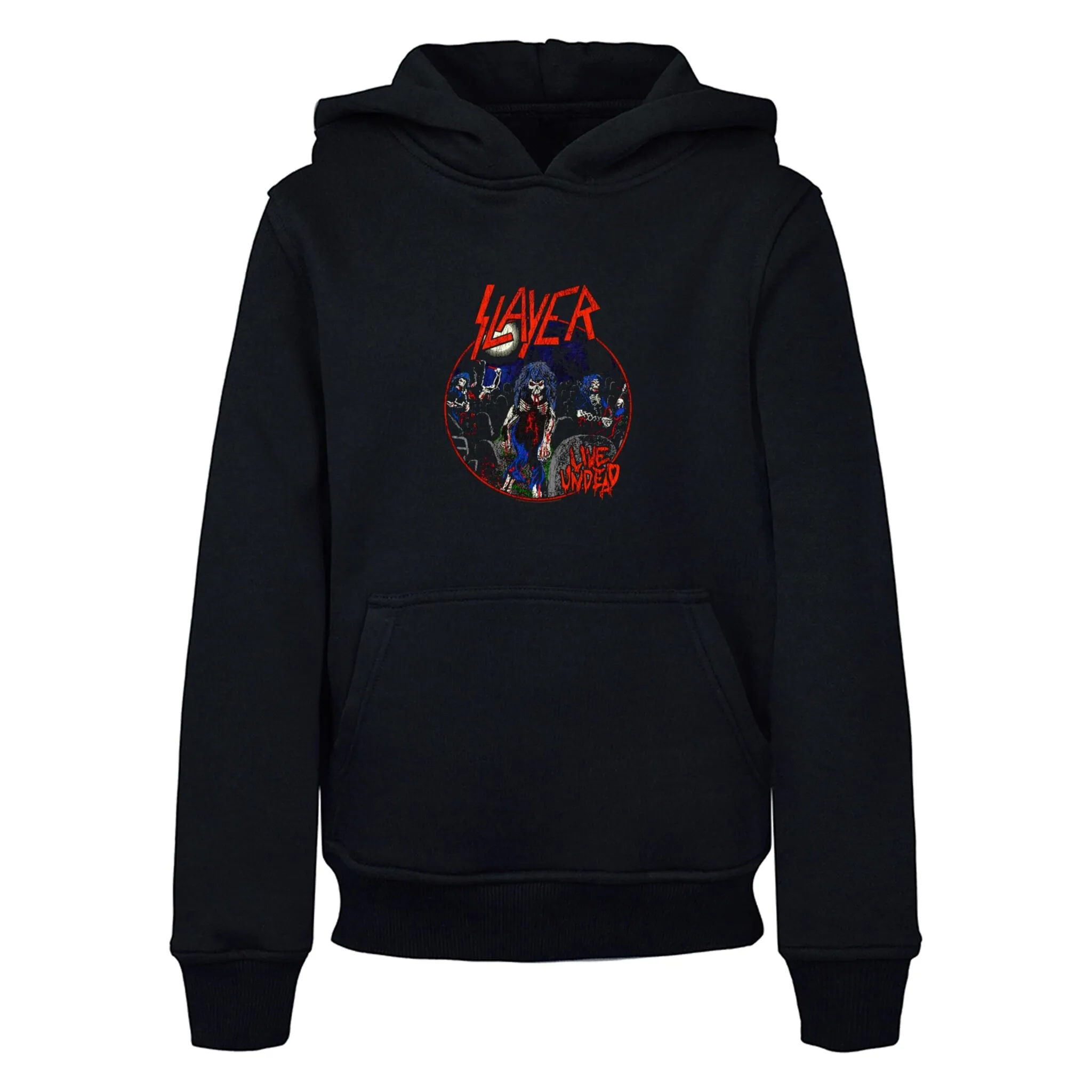 

Толстовка с капюшоном Merchcode «Merchcode Men's Kids Slayer - Live Undead Basic Hoody», черный