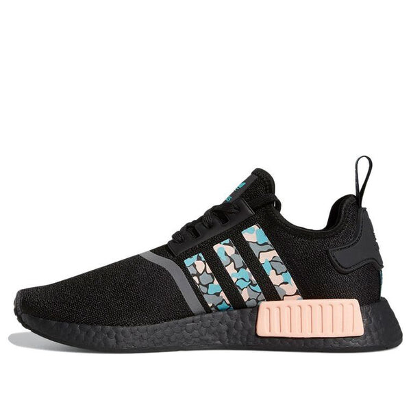 

Кроссовки nmd_r1 stlt primeknit 'aqua pink camo' Adidas, черный