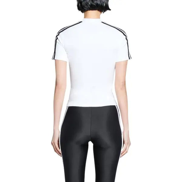 Футболка x adidas shrunk t-shirt 'white' Balenciaga, белый — фото 4