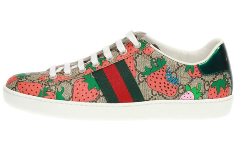 

Кроссовки GUCCI Women's Ace 'Strawberry Beige' Women's