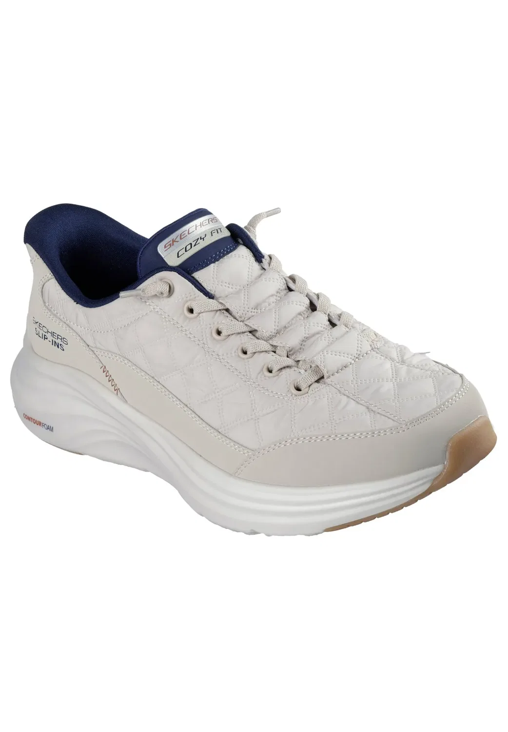 Кроссовки низкие Skechers Slip-ins с Contour Foam, натуральный