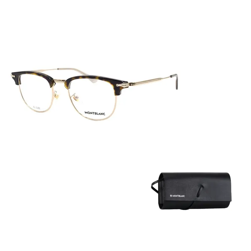 

MONTBLANC Очки с овальной оправой, Tortoiseshell Gold