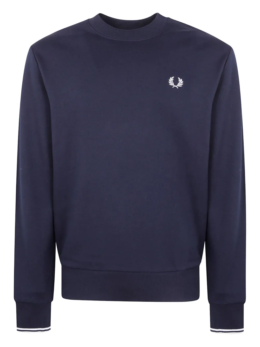 

Хлопковая толстовка с вышитым лавром Fred Perry, синий