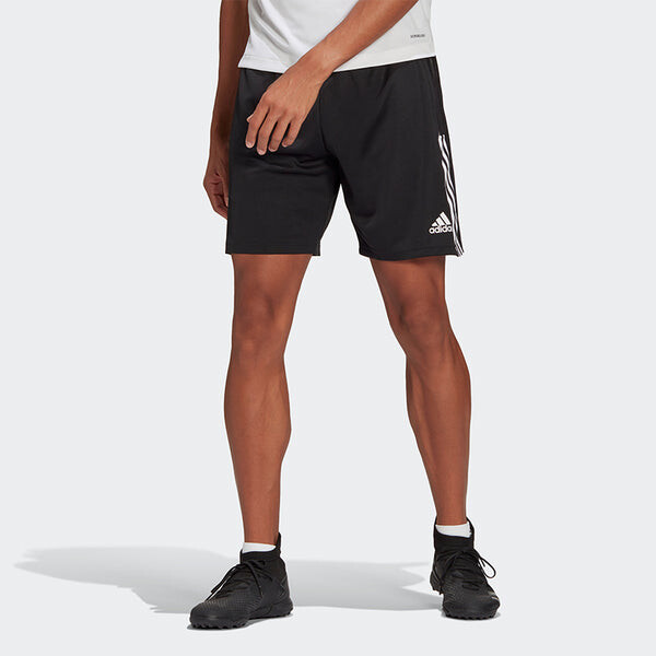 Шорты tiro21 tr sho 3 полосы футбольные спортивные шорты мужские Adidas, черный — фото 3