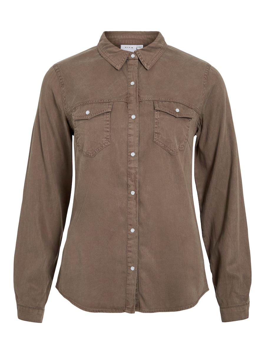 

Узкая блузка VILA BISTA, коричневый