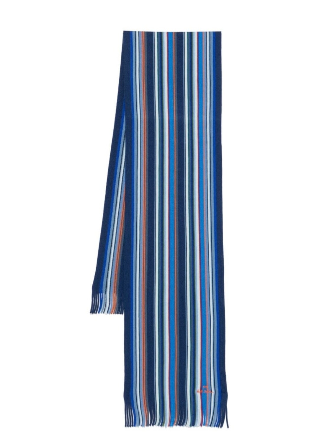

Шарф с вышитым логотипом PS Paul Smith, синий