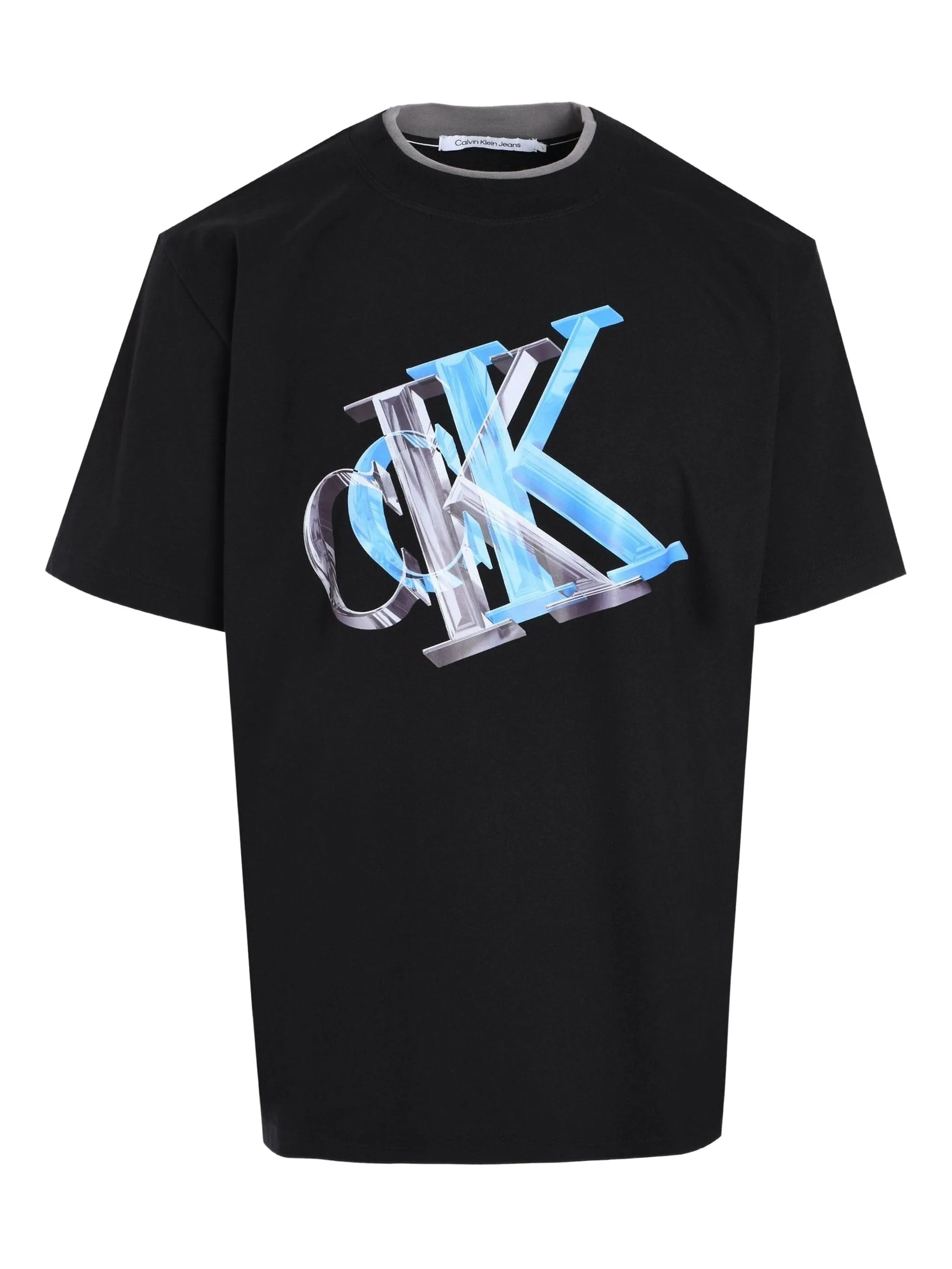 

Футболка 3D Monogram Tee Calvin Klein, черный