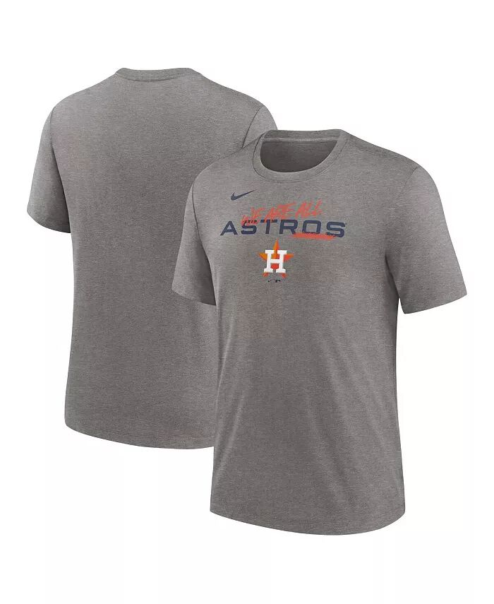 

Футболка мужская Heather Charcoal Houston Astros We Are All Tri-Blend Nike