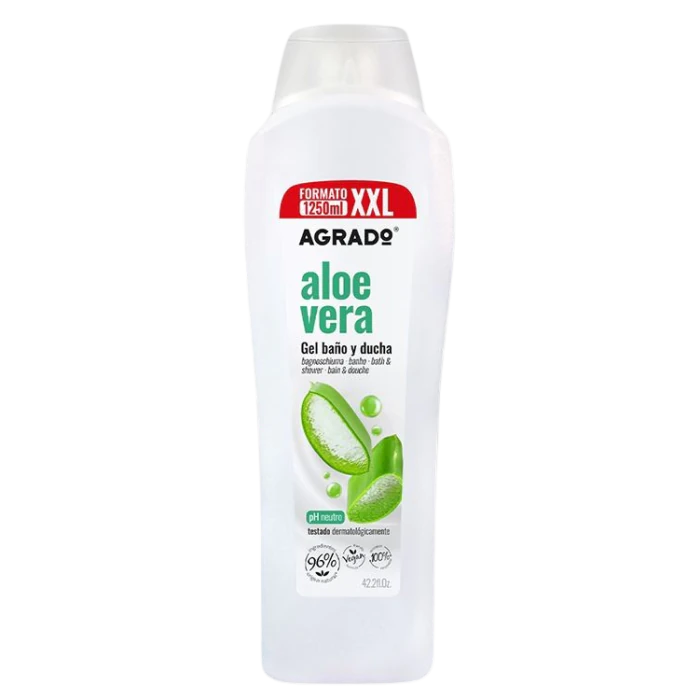 

Гель для душа gel de baño y ducha xxl aloe vera Agrado, объем 1250 мл