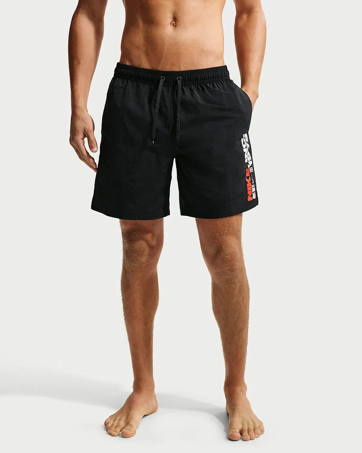 Мужские плавки Nike Swim Breaker 7" с полной подкладкой, Black — фото 2