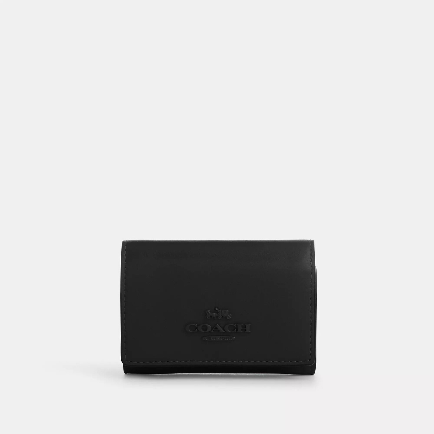 

Микрокошелек Coach Outlet, цвет Black Copper/Black