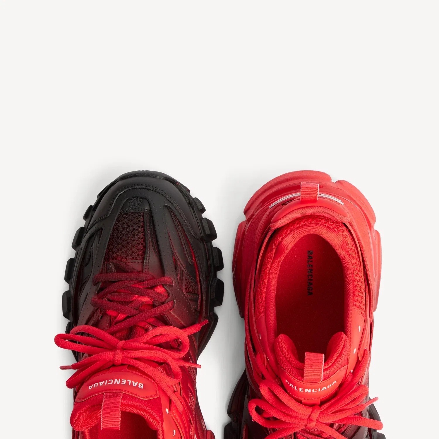 Мужские кроссовки Track Gradient в красно-черном цвете BALENCIAGA — фото 4