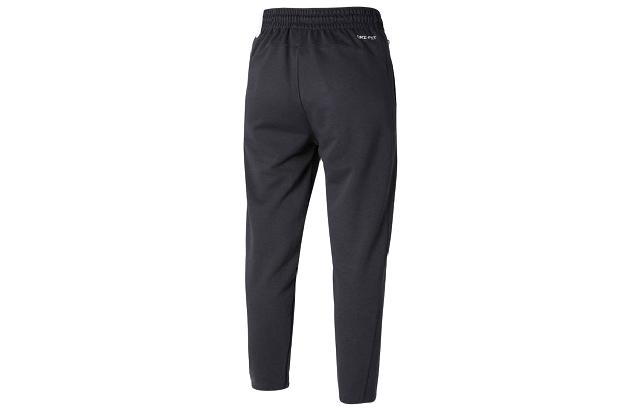 Спортивные брюки (WMNS) Nike Swoosh Fly Standard Issue Embroidery Logo Sports Trousers Black DA6466-010 — фото 2