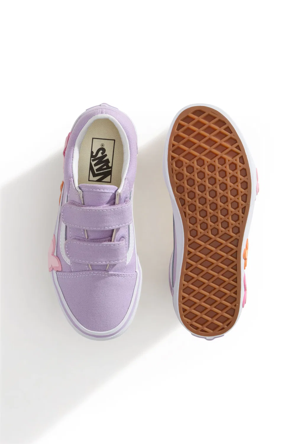 Кроссовки Vans First Step светло-фиолетового цвета — фото 3