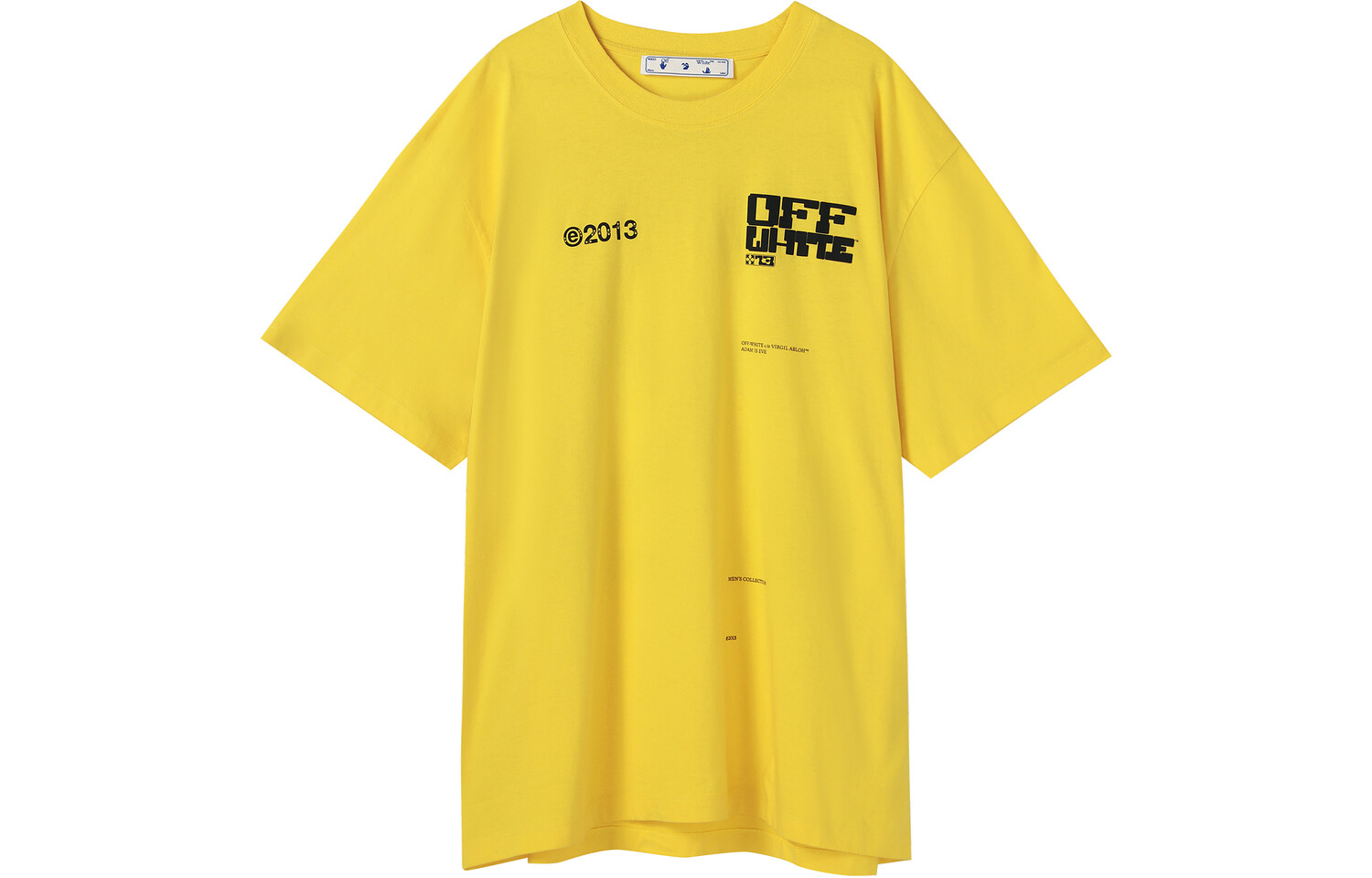 

SS21 Футболка мужская желтая Off-White, желтый