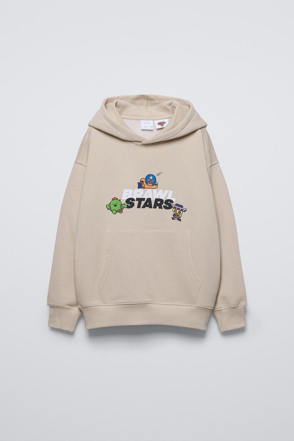 

Brawl stars supercell oy толстовка с капюшоном ZARA, песочный
