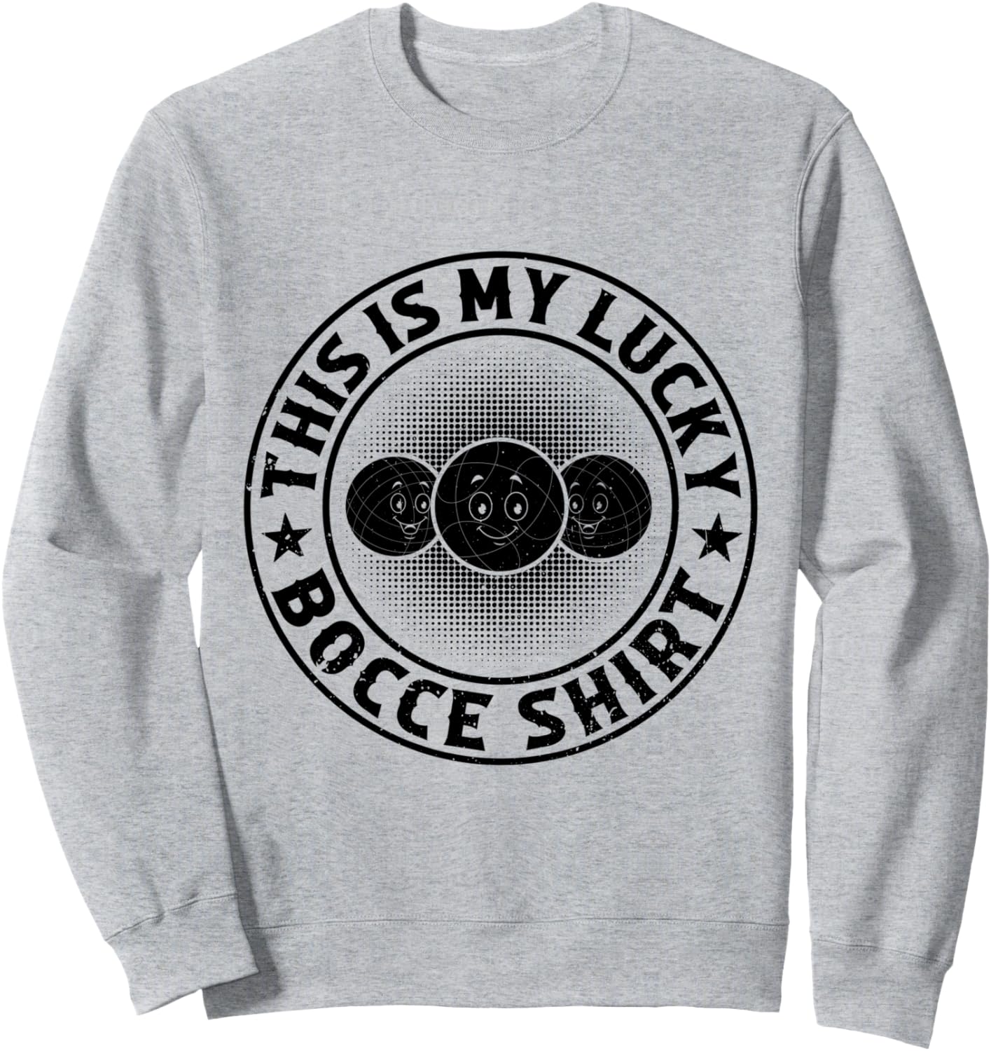 

Это моя счастливая толстовка для игры в бочче, толстовка для игрока в бочче Funny Bocce Ball Player Boccia Player, серый