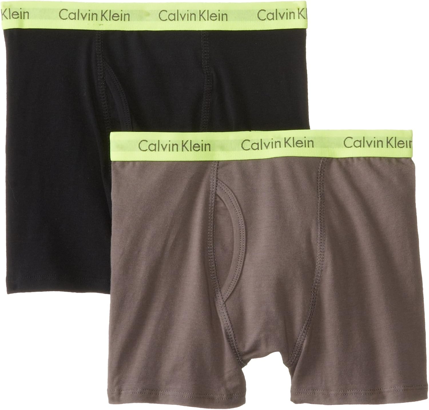 

Комплект из двух трусов-боксеров Calvin Klein для мальчиков, Black Volt/ Black Volt