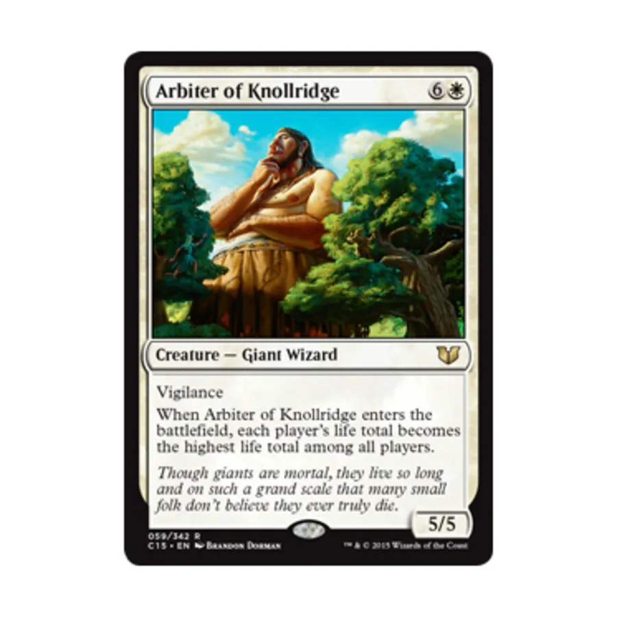

CCG Арбитр Ноллриджа (справа), MTG - Commander 2015