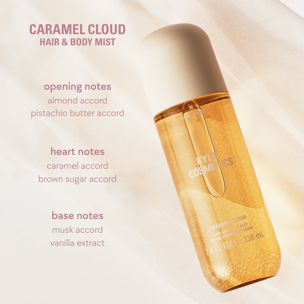 Спрей для тела и волос Kylie Cosmetics Caramel Cloud, 236 мл — фото 3