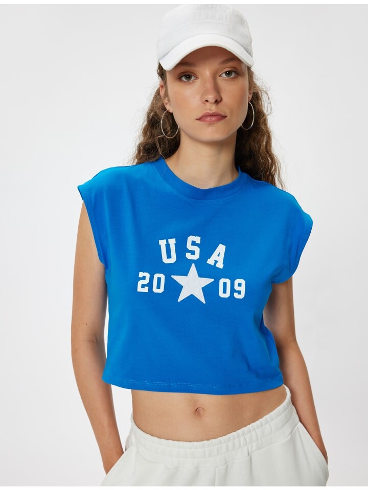 

Футболка KOTON T shirt, темно-синий