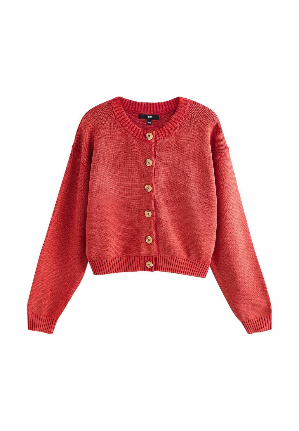 

Кардиган WASHED CREW NECK Next, красный