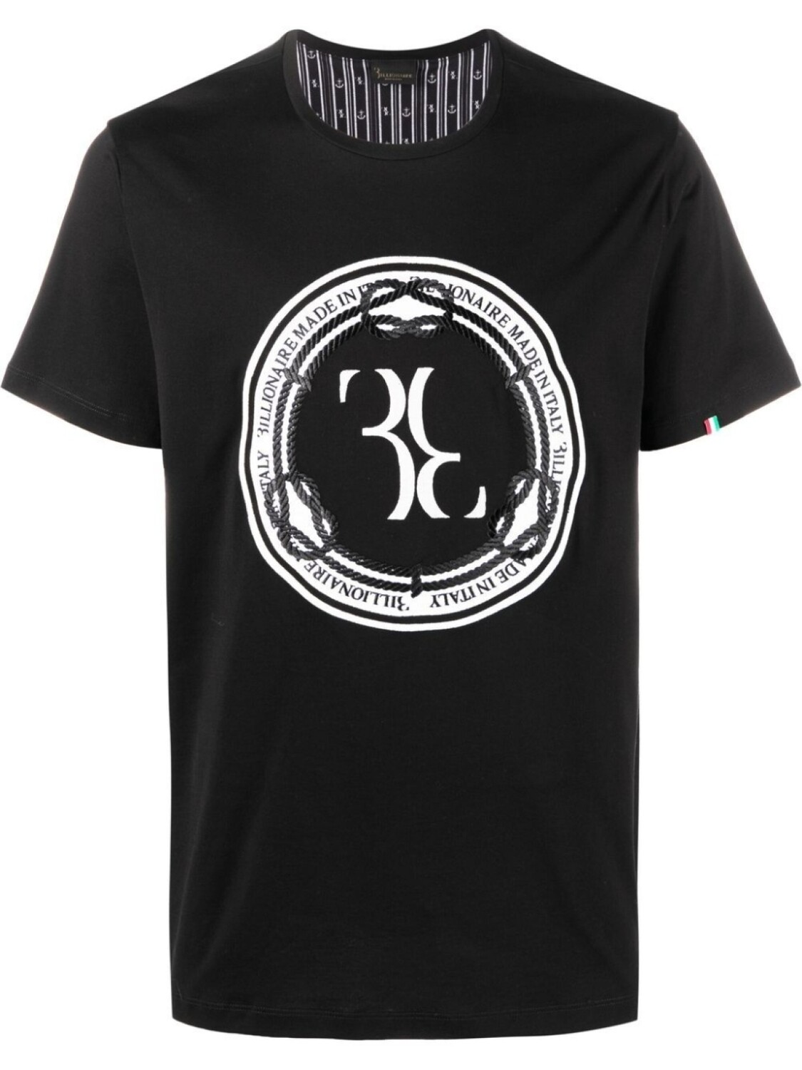 

Billionaire logo-print T-shirt, черный