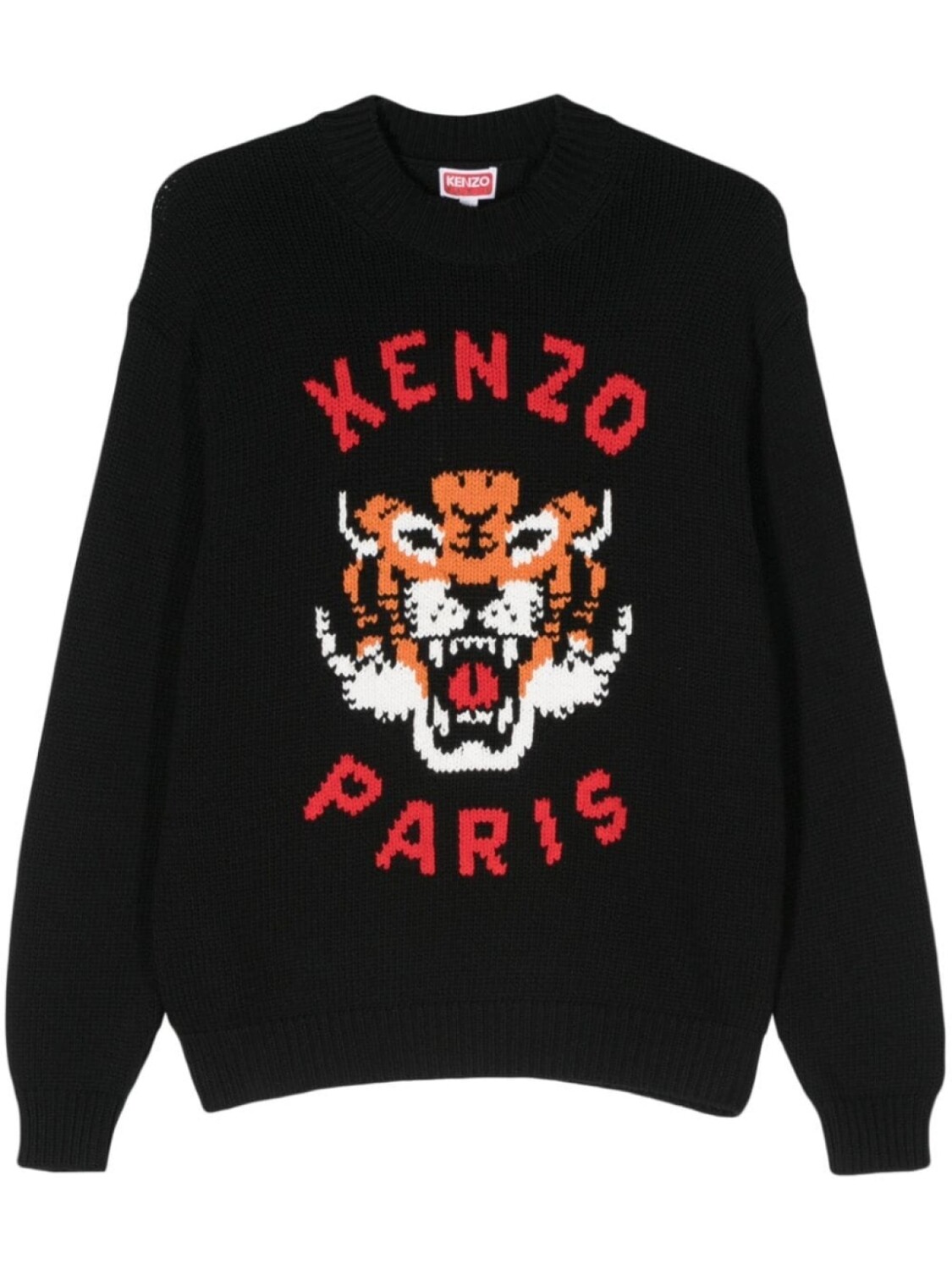 

Kenzo джемпер Lucky Tiger крупной вязки, черный