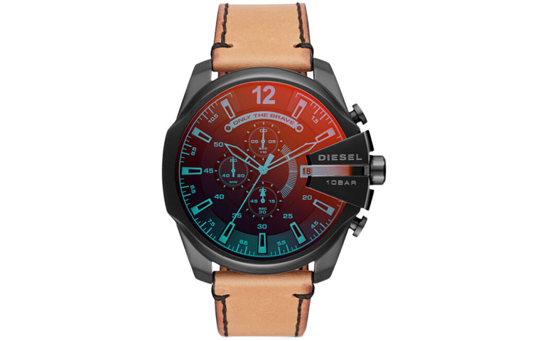 

DIESEL Часы M.Chief Collection Wrist Watch Quartz Movement Rubber Strap Black Dial Men's Watch