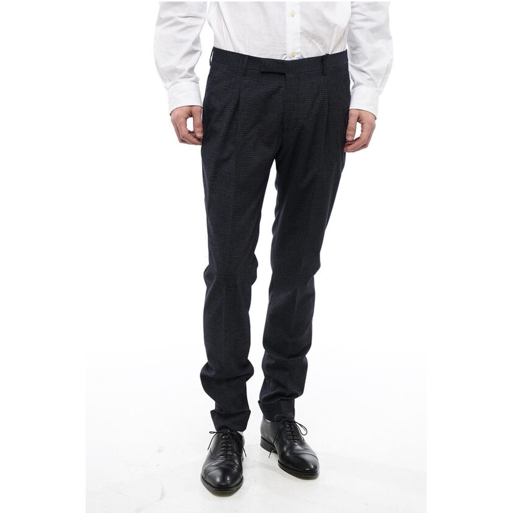 

CC COLLECTION Pin Check REWARD брюки из смеси шерсти Corneliani, Blue