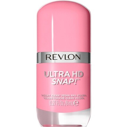 

Лак для ногтей Revlon Ultra HD Snap, долговечный, веганская формула, быстросохнущий, в один слой, цвет полного покрытия, 8 мл, Damsel In A Dress 008, унисекс