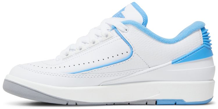 Кроссовки Air Jordan 2 Retro Low GS 'UNC', белый — фото 3