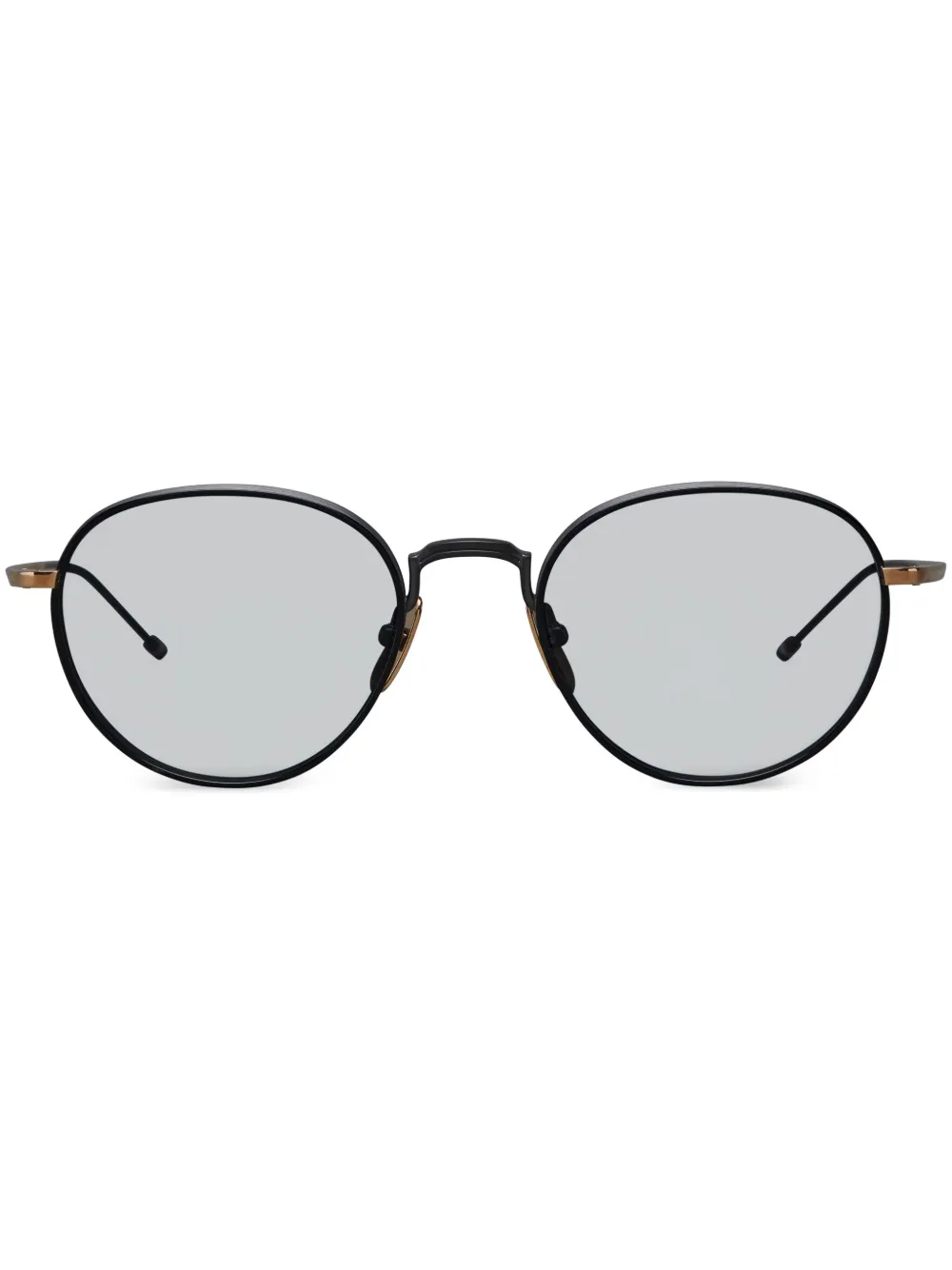 

Солнцезащитные очки в круглой оправе Thom Browne Eyewear, черный