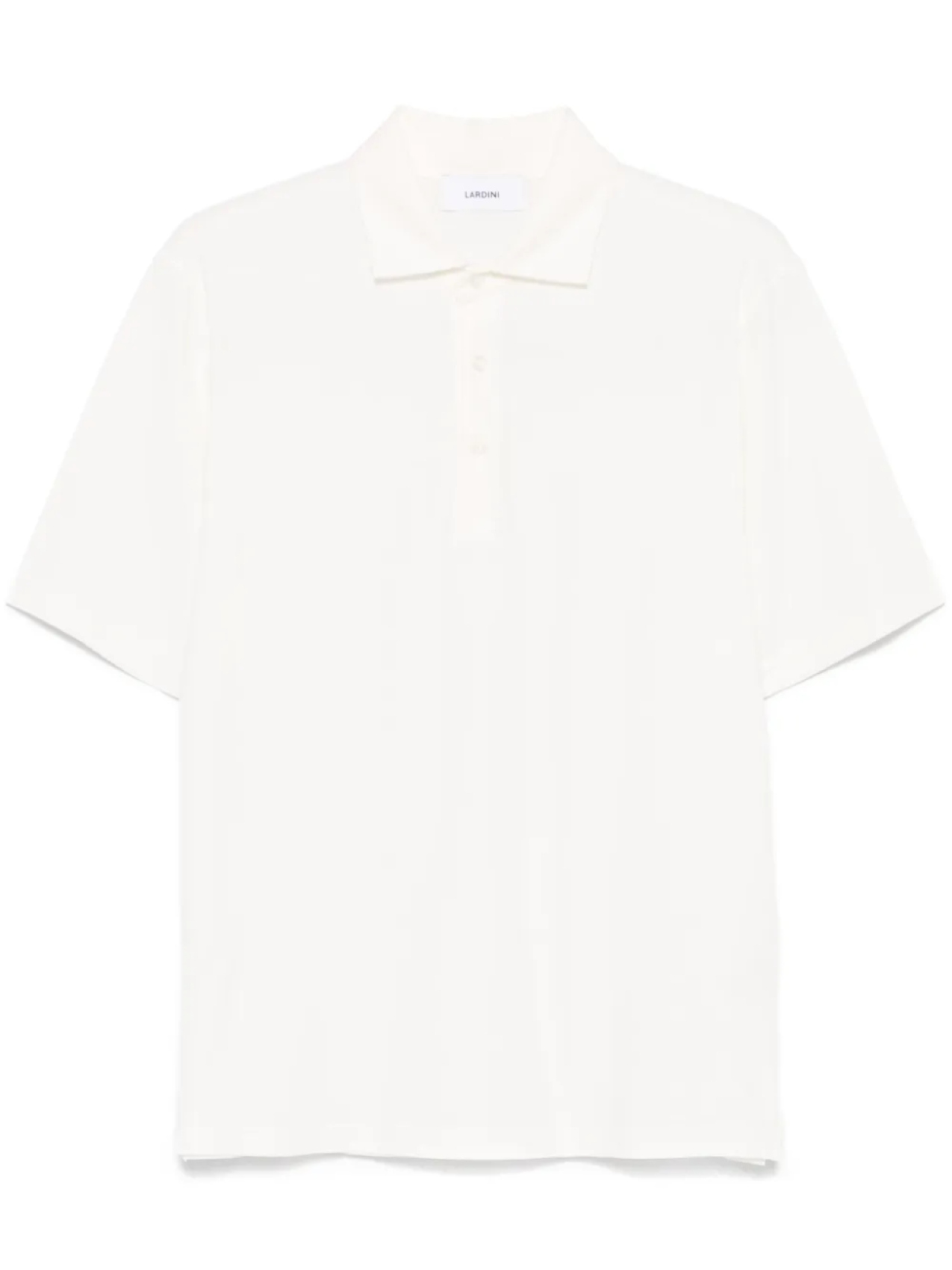 

Рубашка-поло Lardini из хлопка с коротким рукавом, белый