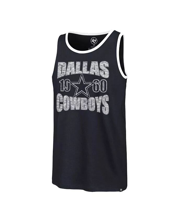 47 Brand Мужская темно-синяя майка Dallas Cowboys Upload Franklin '47 Brand — фото 3