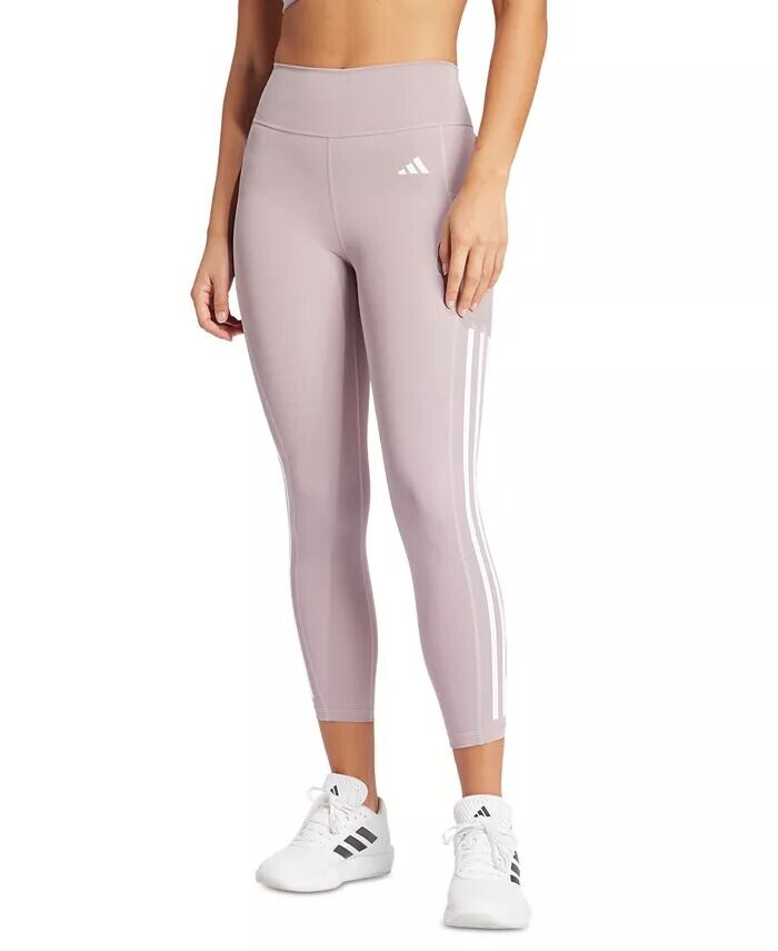 

Женские влагоотводящие леггинсы с 3 полосками 7/8 Optime adidas, фиолетовый