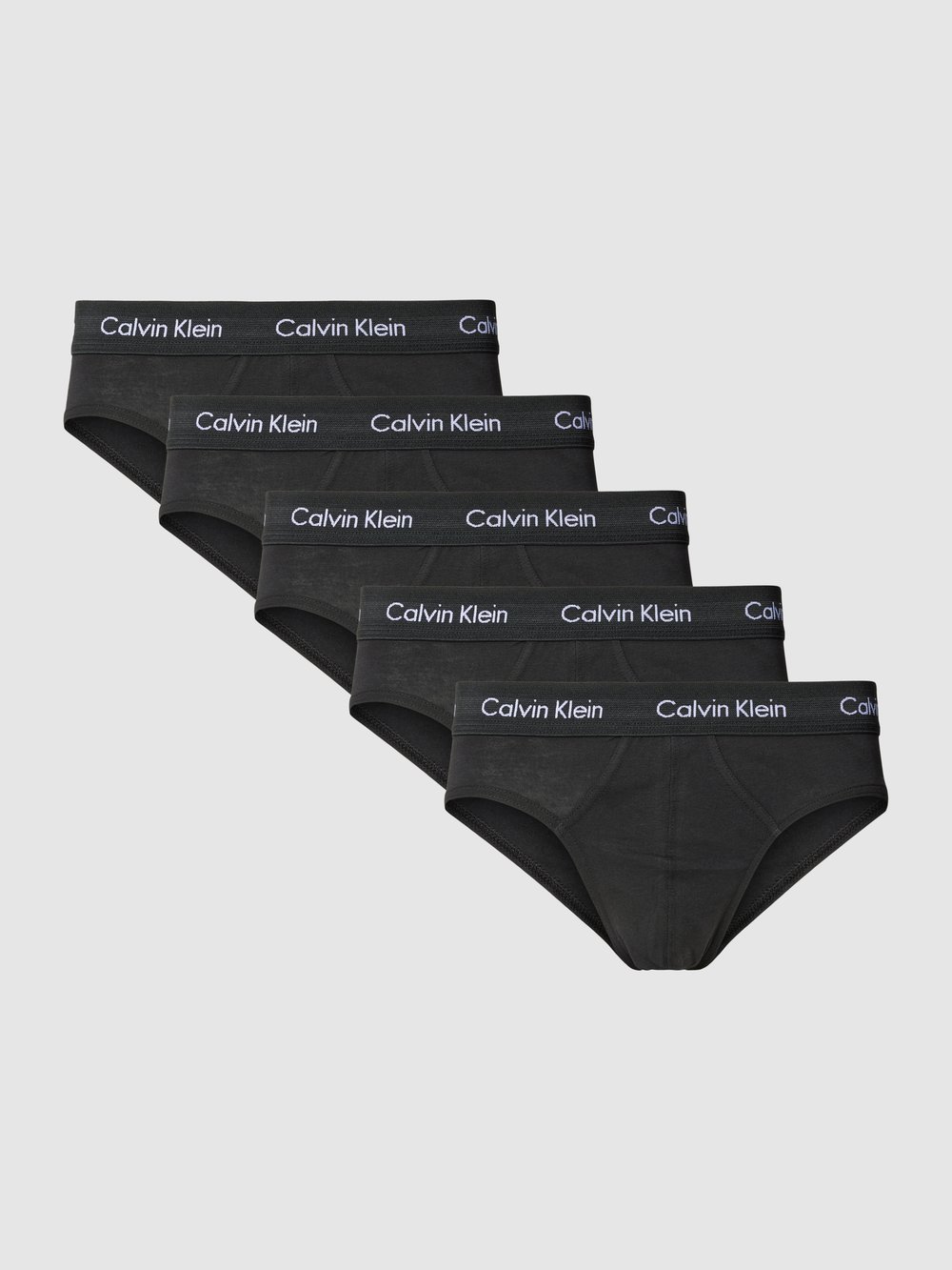 

Трусы с эластичным поясом и логотипом в упаковке 5 шт Calvin Klein Underwear, черный