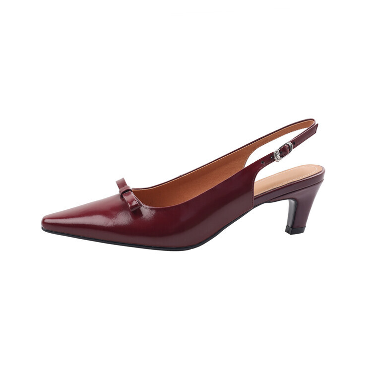 

Туфли женские на высоком каблуке Qiaoliner, цвет Cherry Red