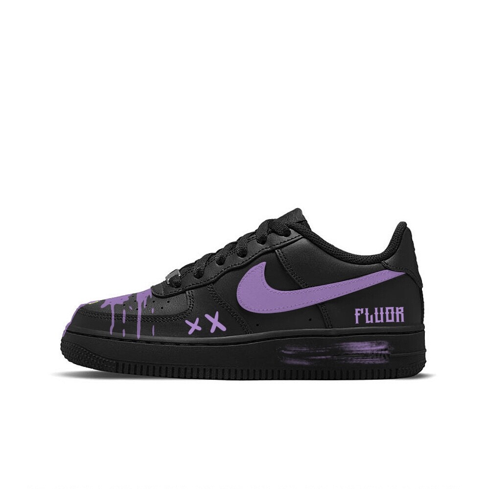 

Обувь для скейтбординга Nike Air Force 1 унисекс, Black/Purple