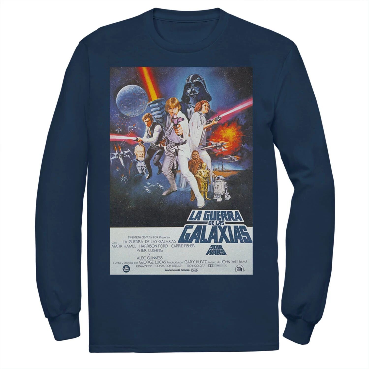 

Мужская винтажная футболка с плакатом «Звездные войны» La Guerra De Las Galaxias Star Wars