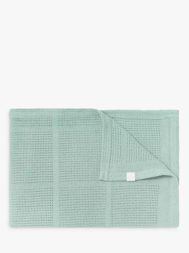 

Одеяло MORI Cellular Shawl, цвет mint