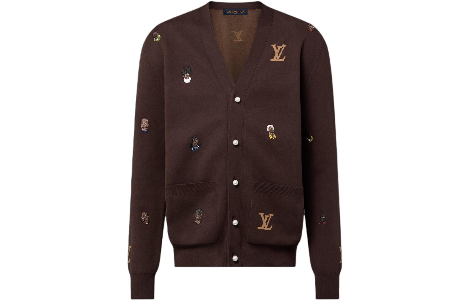 

LOUIS VUITTON Мужской трикотаж, цвет Brown