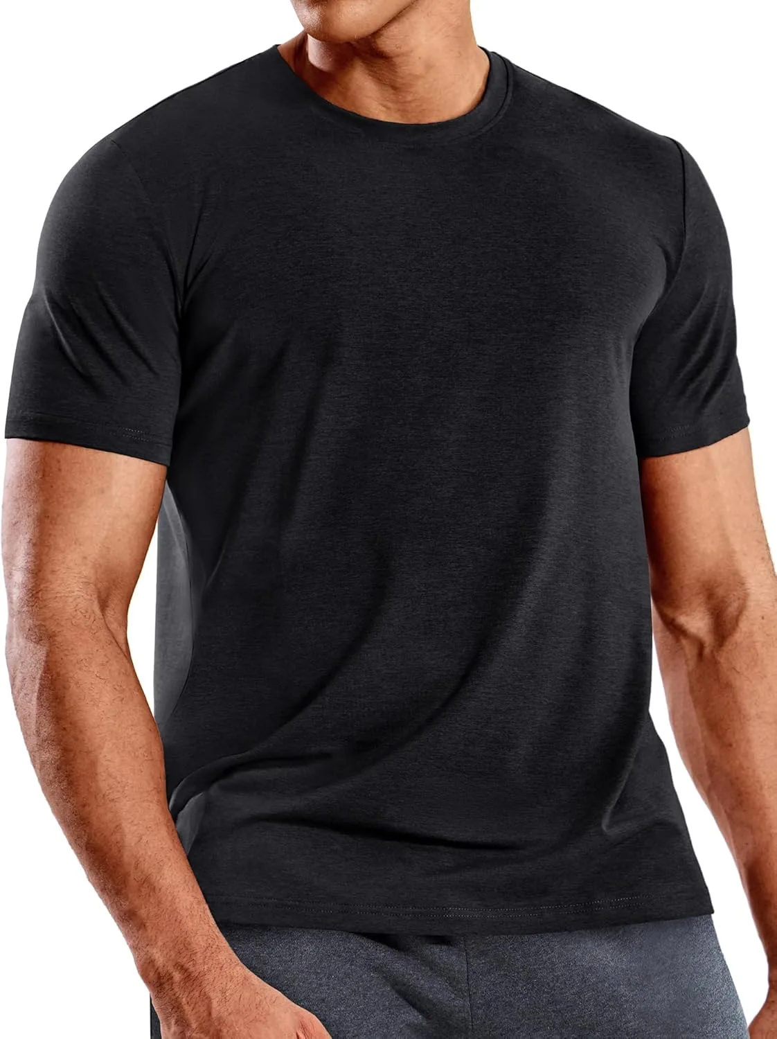

MIER мужская футболка с коротким рукавом Dry Fit, влагоотводящая