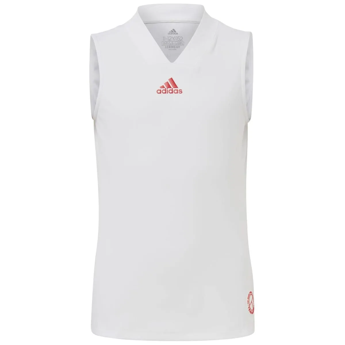 

Детская теннисная рубашка Adidas G Q3 Match, белый